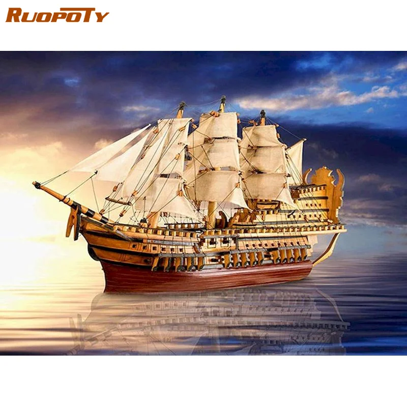 RUOPOTY 5D Landscape Diamond Embroidery Boat Full Square New Arrival Painting Mosaic Sea Handmade Gift Art
RUOPOTY 5D Landscape Diamond Embroidery Boat Full Square New Arrival Painting Mosaic Sea Handmade Gift Art