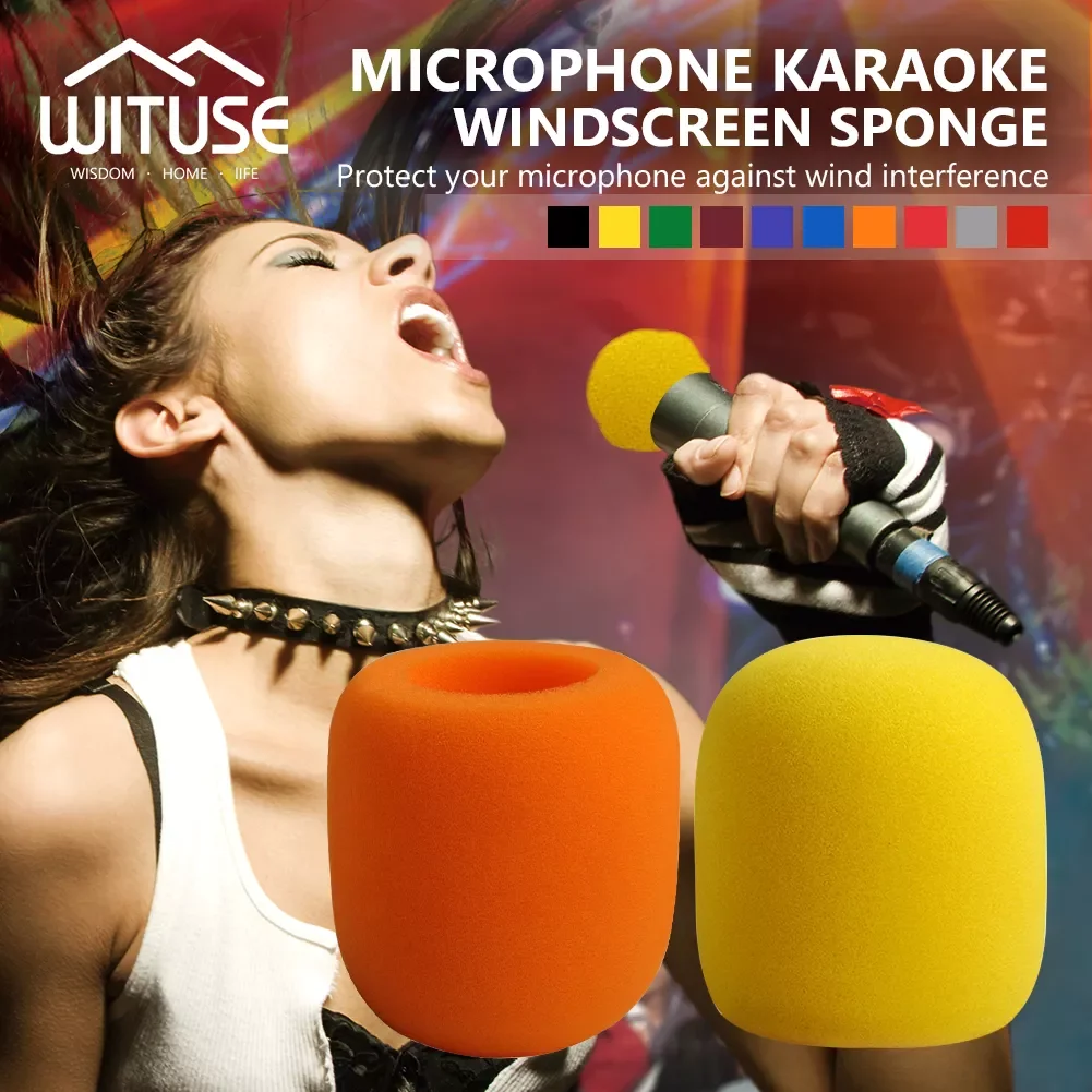 Universal Thickened Washable And Breathable Microphone Accessories Mic Foam Cover Handheld Karaoke Microphone Cover
Universal Thickened Washable And Breathable Microphone Accessories Mic Foam Cover Handheld Karaoke Microphone Cover
