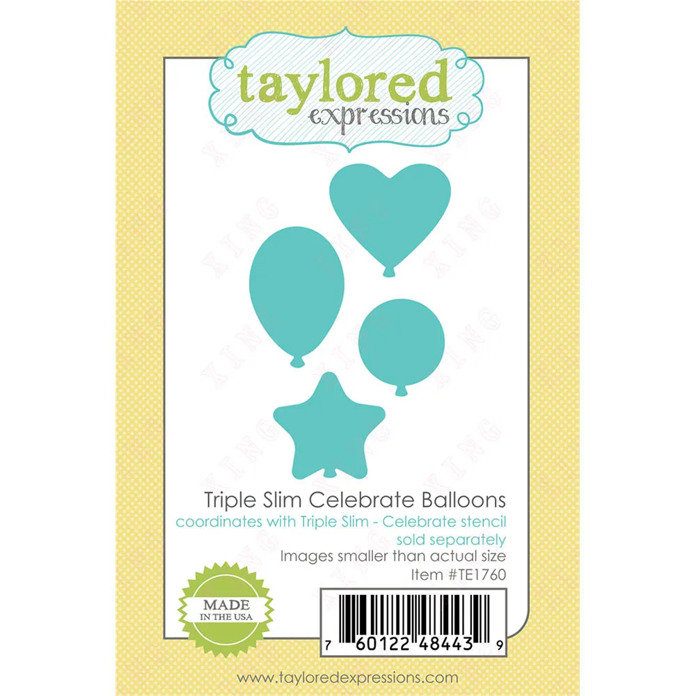 New Metal Cutting Dies Scrapbook Diy Decoration Craft Blade Punch Embossed Template Triple Slim Celebrate Balloons Reusable Mold
New Metal Cutting Dies Scrapbook Diy Decoration Craft Blade Punch Embossed Template Triple Slim Celebrate Balloons Reusable Mold