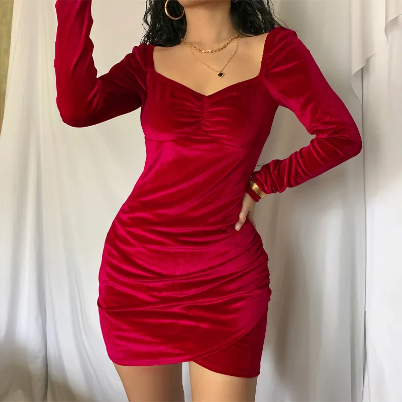 Elegant Evening Gown For Women Bodycon Dress Long Sleeve Plain & Pleated Off-Shoulder Hip Dress Ladies Spring Fall Party Outfits
Elegant Evening Gown For Women Bodycon Dress Long Sleeve Plain & Pleated Off-Shoulder Hip Dress Ladies Spring Fall Party Outfits