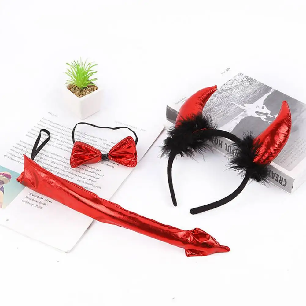 3Pcs/Set Creative Portable Bow-knot Tie Plush Headband Halloween Tie Tail Adult Kids Halloween Props
3Pcs/Set Creative Portable Bow-knot Tie Plush Headband Halloween Tie Tail Adult Kids Halloween Props