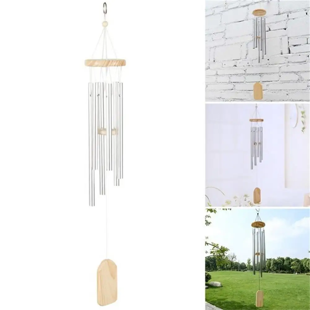 Indoor Outdoor Wind Chimes Bells With 6 Aluminum Tubes Hanging Pendant For Outdoor Garden Yard Patio Home Decoration
Indoor Outdoor Wind Chimes Bells With 6 Aluminum Tubes Hanging Pendant For Outdoor Garden Yard Patio Home Decoration
