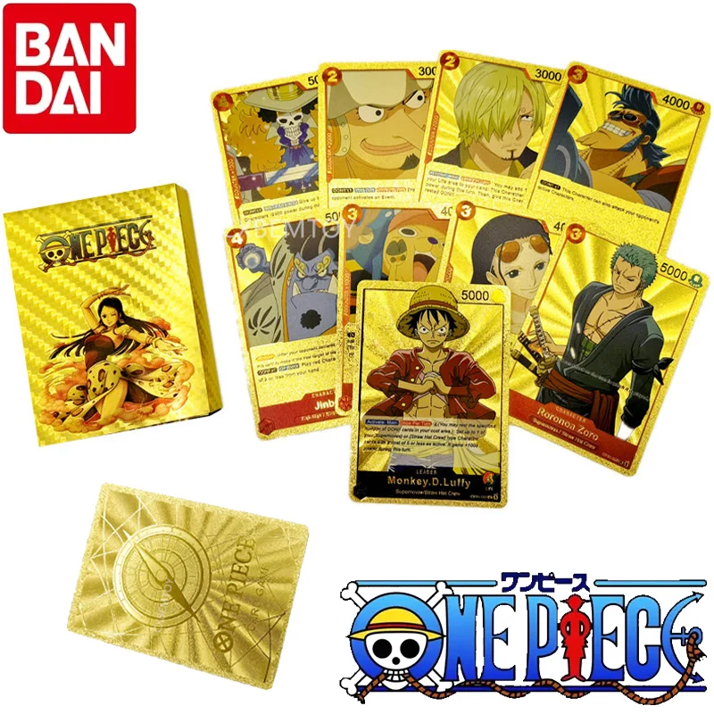 Bandai One Piece Anime One Box 55 шт. золотые карты из фольги коллекционные карты Горячие штампованные карты аниме периферийная Коллекция Подарочные игрушки 
Bandai One Piece Anime One Box 55 шт. золотые карты из фольги коллекционные карты Горячие штампованные карты аниме периферийная Коллекция Подарочные игрушки