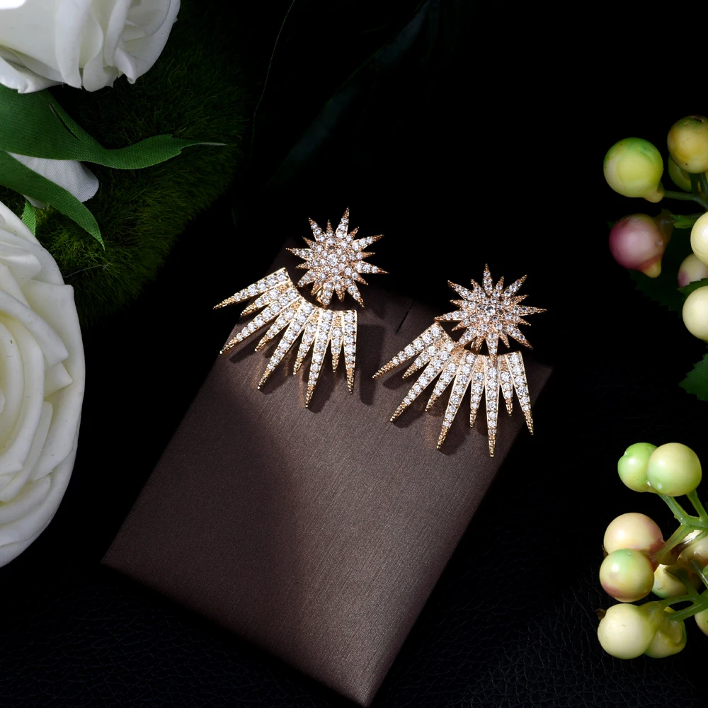 Fashion Luxury White/Gold Color Trendy Cubic Zirconia Stud Earrings Wedding Party Fashion Jewelry for Women Bijoux Femme E-427
Fashion Luxury White/Gold Color Trendy Cubic Zirconia Stud Earrings Wedding Party Fashion Jewelry for Women Bijoux Femme E-427
