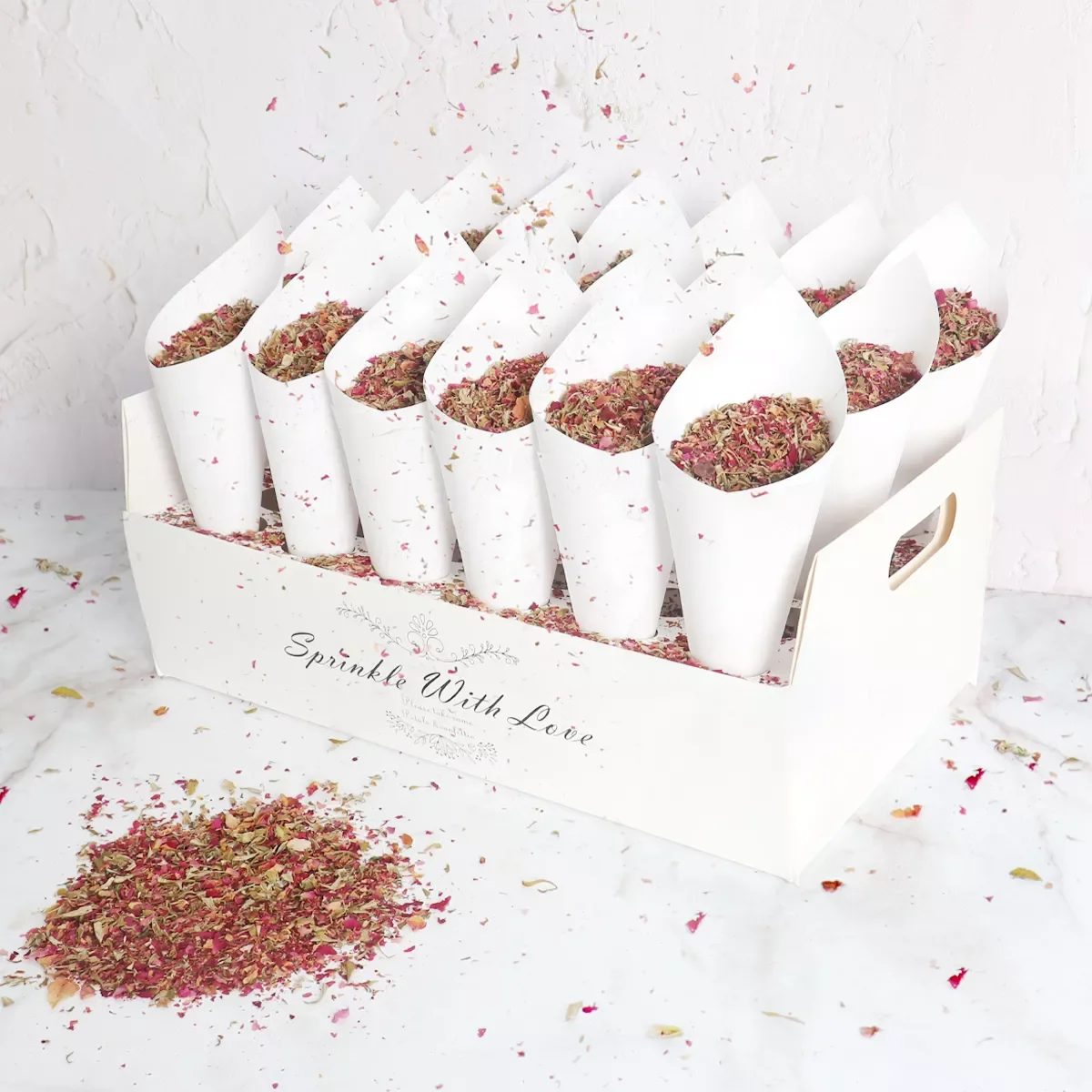 Wedding confetti cones holder support Wedding Decoration Rose petal Kraft Paper Wedding Tray Confetti Cone Wedding Paper Cones
Wedding confetti cones holder support Wedding Decoration Rose petal Kraft Paper Wedding Tray Confetti Cone Wedding Paper Cones