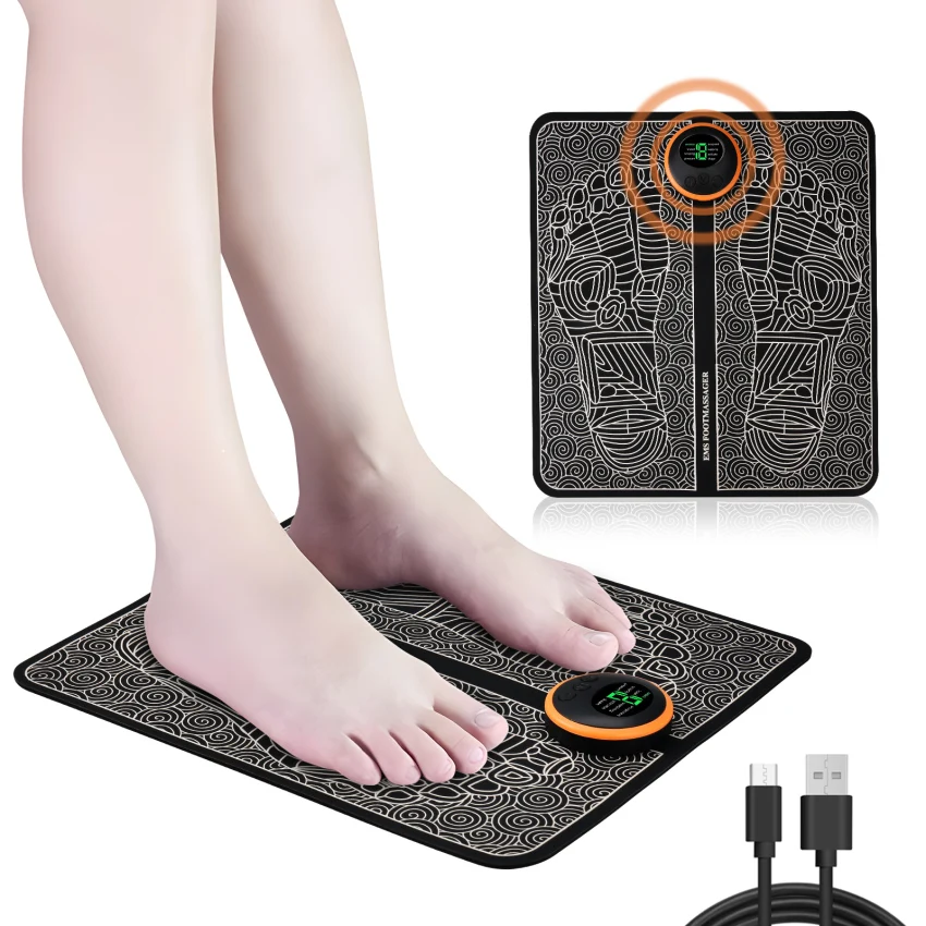 Electronic Feet Massager for Pain and Circulation,EMS Foot Massager,Folding Portable Electric Massage Mat,Muscle Stimulatior
Electronic Feet Massager for Pain and Circulation,EMS Foot Massager,Folding Portable Electric Massage Mat,Muscle Stimulatior