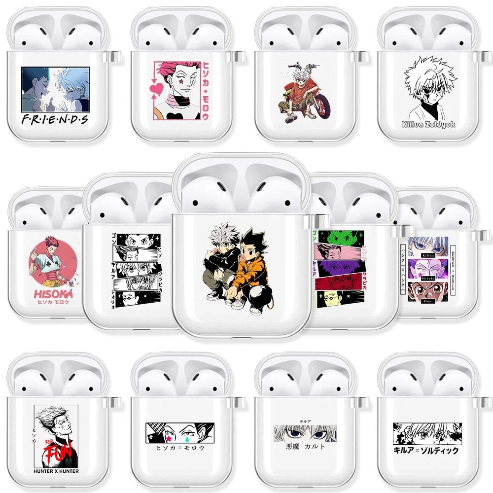 Cute Cartoon HUNTER X HUNTER Soft TPU Case for AirPods 3 2 1 Pro Killua Hisoka Transparent Wireless Bluetooth Earphone Box Cover
Cute Cartoon HUNTER X HUNTER Soft TPU Case for AirPods 3 2 1 Pro Killua Hisoka Transparent Wireless Bluetooth Earphone Box Cover