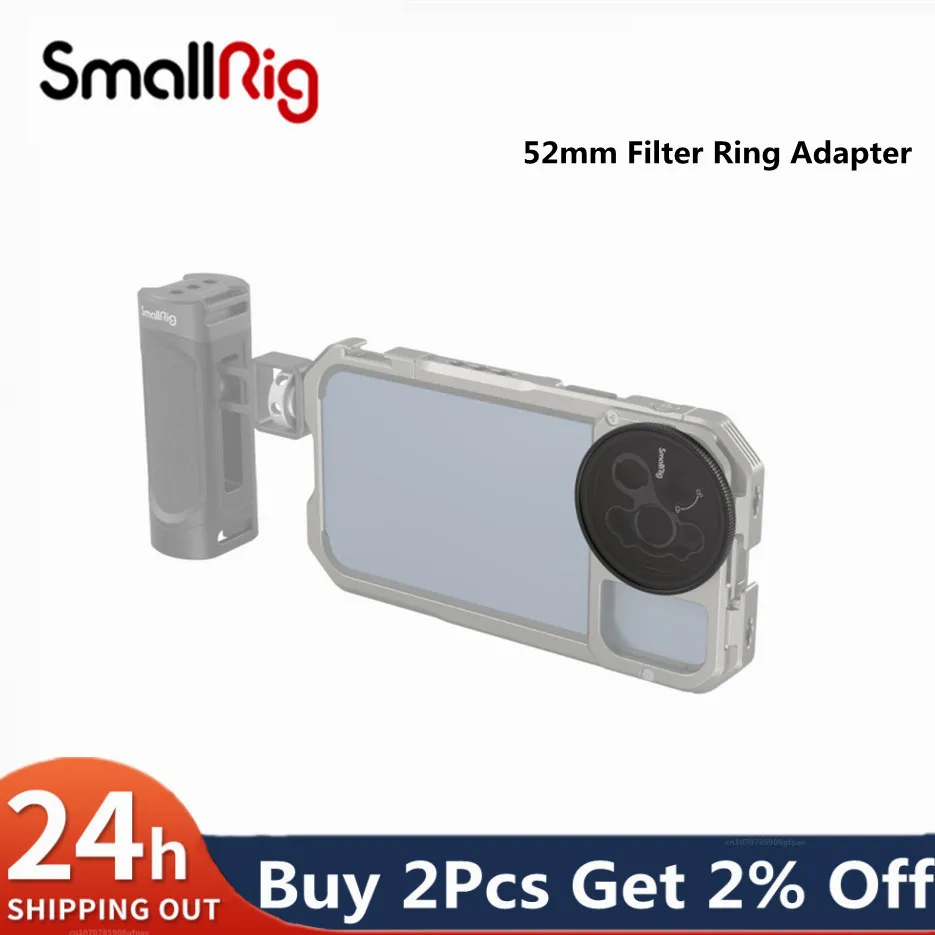 Магнитное кольцо-адаптер SmallRig 52 мм для фильтра мобильного телефона для iPhone 13 / 13 Pro / 13 Pro Max iPhone 12 /12 Pro, M Mount 3840
Магнитное кольцо-адаптер SmallRig 52 мм для фильтра мобильного телефона для iPhone 13 / 13 Pro / 13 Pro Max iPhone 12 /12 Pro, M Mount 3840