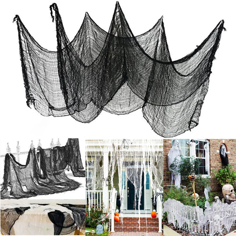 Halloween Gauze Roving Black Spider Web Halloween Poly Cotton Large Mesh Party Scene Prop Horror Garden Room Window Decoration.
Halloween Gauze Roving Black Spider Web Halloween Poly Cotton Large Mesh Party Scene Prop Horror Garden Room Window Decoration.