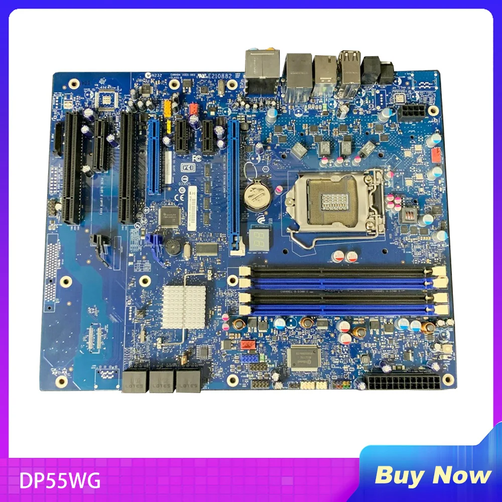 DP55WG For Server Industrial Control Motherboard LGA 1156 P55 DDR3 16G ATX Core i7 i5 CPU Mainboard
DP55WG For Server Industrial Control Motherboard LGA 1156 P55 DDR3 16G ATX Core i7 i5 CPU Mainboard