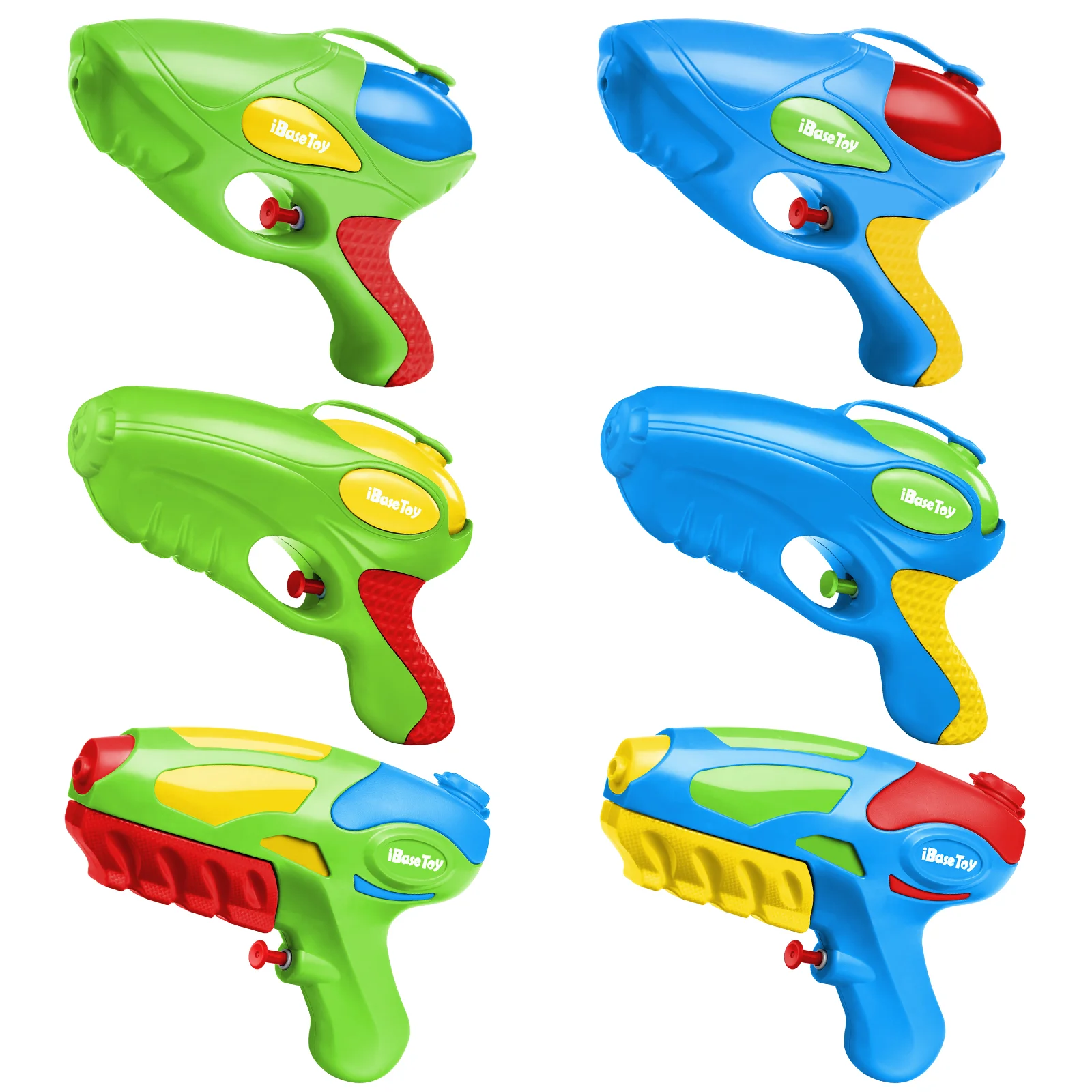 IBASETOY 6pcs Safe Creative 17 Feet Water Guns Water Shooter Water Toys for Beach Garden Children
IBASETOY 6pcs Safe Creative 17 Feet Water Guns Water Shooter Water Toys for Beach Garden Children
