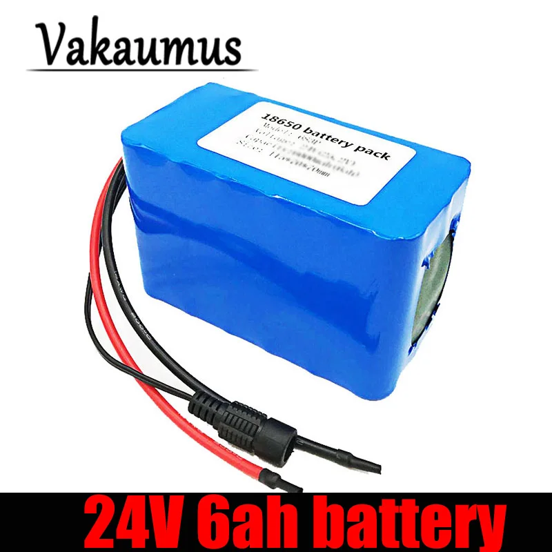 Vakaumus 24V 6ah Electric Bicycle Lithium Battery 6S3P 25.2V 18650 Pack With Built-in 15A BMS For Scooters Motors Less Than 350W
Vakaumus 24V 6ah Electric Bicycle Lithium Battery 6S3P 25.2V 18650 Pack With Built-in 15A BMS For Scooters Motors Less Than 350W
