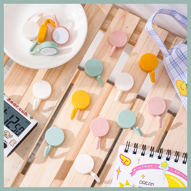3Pcs Hook-free Punch-free Strong Viscose Dormitory Student Coat Rack Key Wall Home Cute Decoration No Trace Sticky Hook
3Pcs Hook-free Punch-free Strong Viscose Dormitory Student Coat Rack Key Wall Home Cute Decoration No Trace Sticky Hook