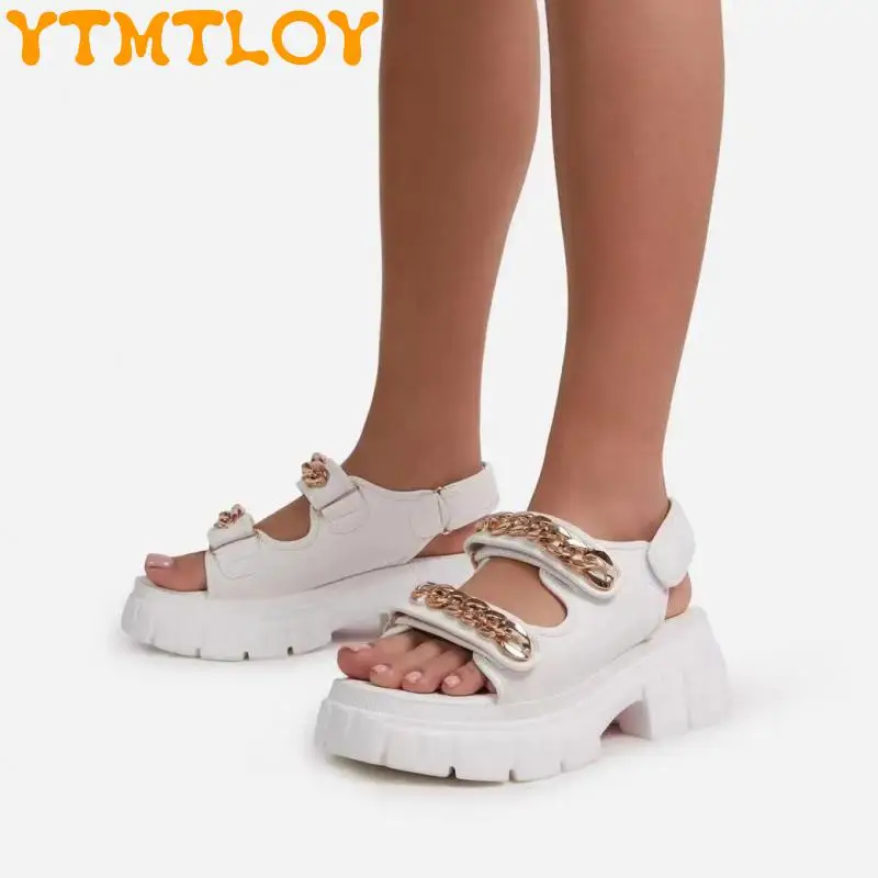 2021 Summer Cross-border New Large Size Women's Shoes 36-43 European And American Fashion Trifle Bottom Velcro Platform Sandals
2021 Summer Cross-border New Large Size Women's Shoes 36-43 European And American Fashion Trifle Bottom Velcro Platform Sandals