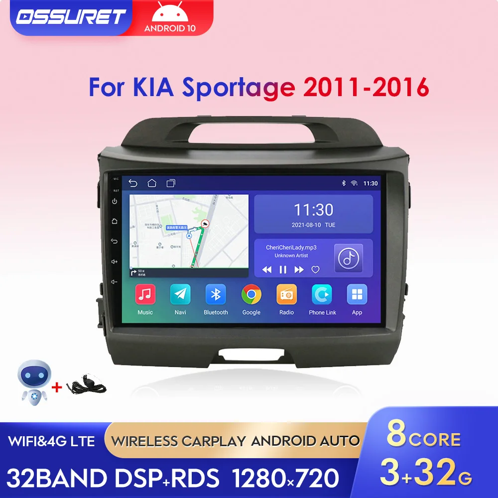 Auto Radio 2 Din Android Car Stereo Multimedia Player GPS Navigation for KIA Sportage 2011-2016 Video Bluetooth RDS DSP SWC WIFI
Auto Radio 2 Din Android Car Stereo Multimedia Player GPS Navigation for KIA Sportage 2011-2016 Video Bluetooth RDS DSP SWC WIFI