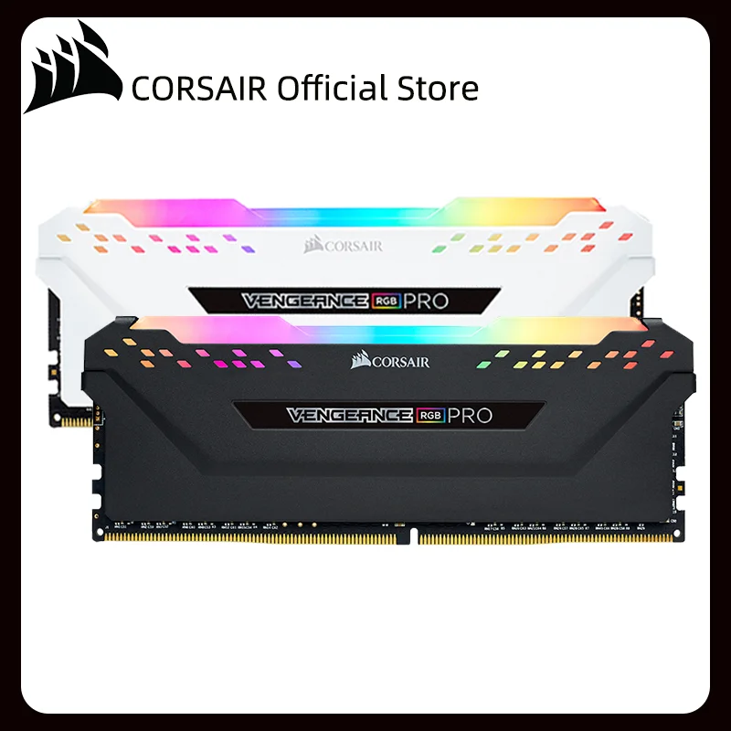 Оперативная память CORSAIR Vengeance RGB PRO DDR4 8 Гб 3200 МГц DIMM для настольного компьютера