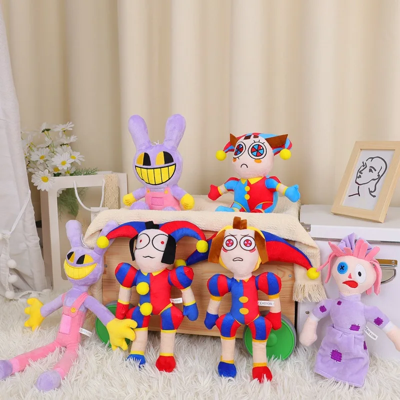 

Удивительная цифровая цирковая игрушка, кролик Джокер, плюшевая кукла, крутая креативная мультяшная милая плюшевая мягкая игрушка, рождественские подарки