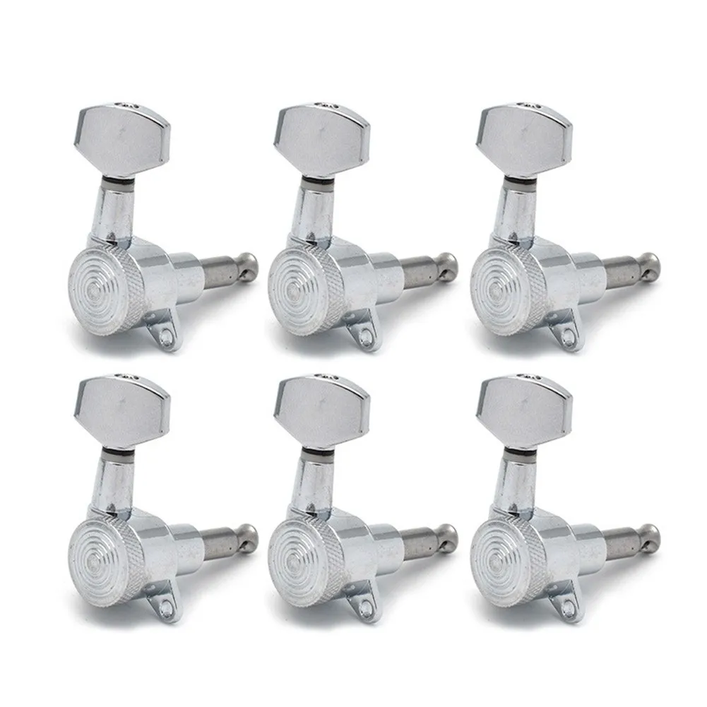 6R Guitar String Inline Tuning Pegs Locking Tuners Keys Machine Heads Chrome Guitar Accessories Machine Head Set
6R Guitar String Inline Tuning Pegs Locking Tuners Keys Machine Heads Chrome Guitar Accessories Machine Head Set