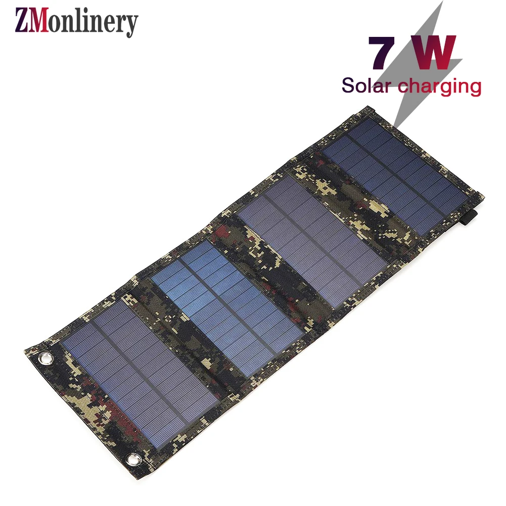 ZMonlinery 7W Solar Charger Foldable Panel Charging Portable Pack Mobile Phone USB 5V Outdoors Travel Charge for iPhone Samsung
ZMonlinery 7W Solar Charger Foldable Panel Charging Portable Pack Mobile Phone USB 5V Outdoors Travel Charge for iPhone Samsung