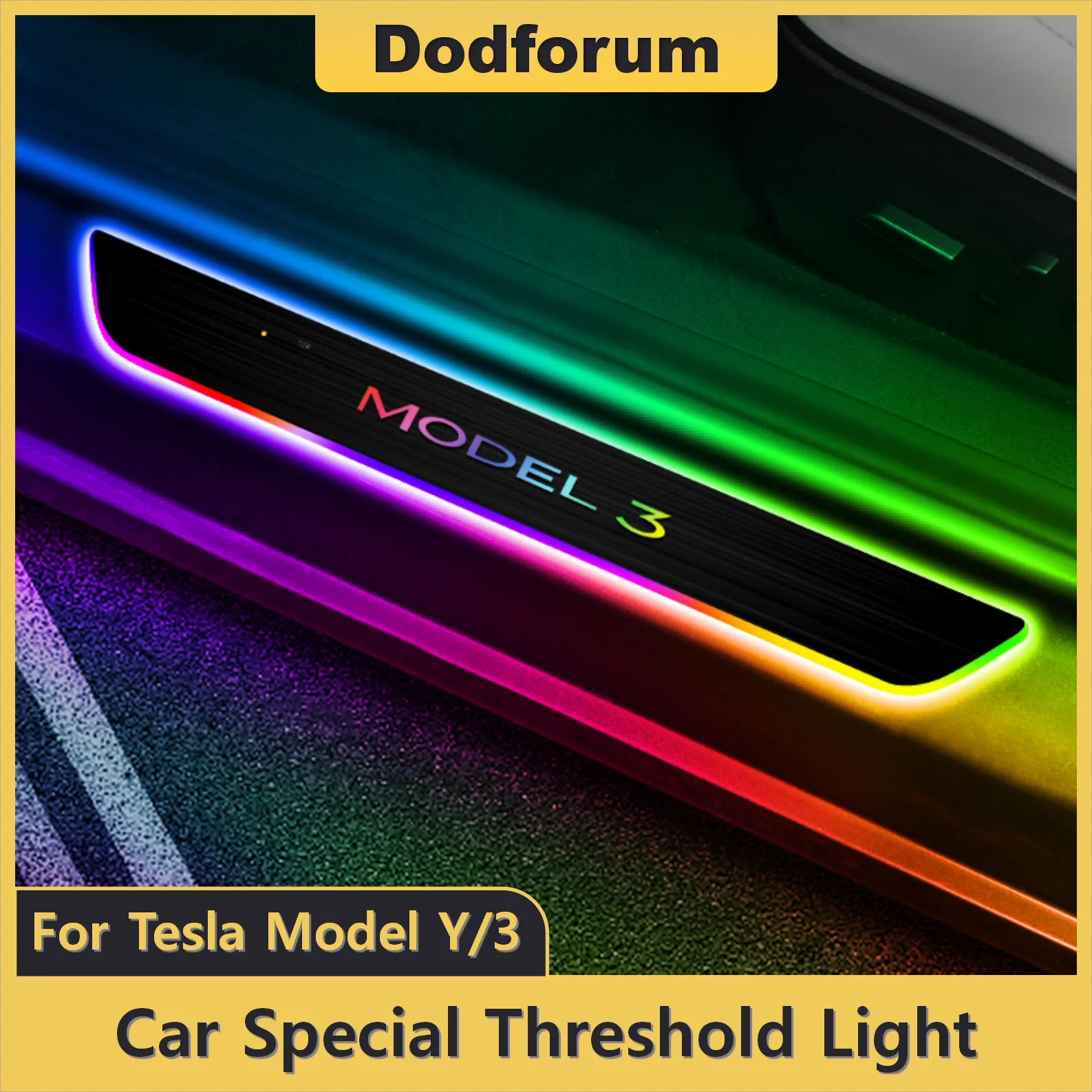 Car Special Threshold Light for Tesla Model 3 Model Y Car Door Welcome Pedal LED Breathing Ambient Light Auto Accessoires 2023
Car Special Threshold Light for Tesla Model 3 Model Y Car Door Welcome Pedal LED Breathing Ambient Light Auto Accessoires 2023