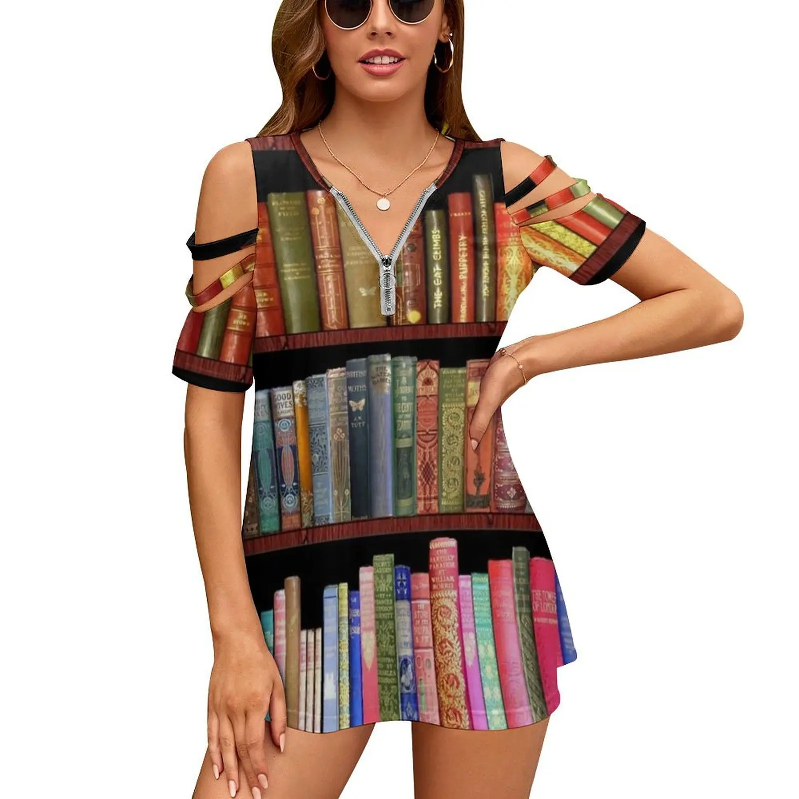 Jane Austen Antique Books , British Antique Books Women'S T-Shirt Summer Fashion Print Floral V-Neck Zipper Tshirt Hollow
Jane Austen Antique Books , British Antique Books Women'S T-Shirt Summer Fashion Print Floral V-Neck Zipper Tshirt Hollow