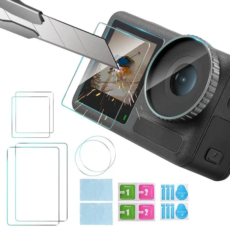 Tempered Glass For DJI Action 4 Lens Screen Protector 2 Sets Bubble-Free Ultra Clear Glass Screen Film For DJI Osmo Action 4
Tempered Glass For DJI Action 4 Lens Screen Protector 2 Sets Bubble-Free Ultra Clear Glass Screen Film For DJI Osmo Action 4