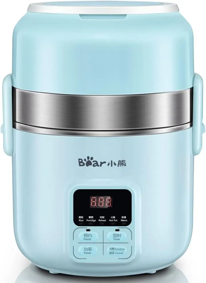 Smart Self Heated Lunch Box, Mini Hot Pot, Leakproof Plug-in Lunch Box with Keep Warm Function, Blue, 2L Lonchera electrica port
Smart Self Heated Lunch Box, Mini Hot Pot, Leakproof Plug-in Lunch Box with Keep Warm Function, Blue, 2L Lonchera electrica port