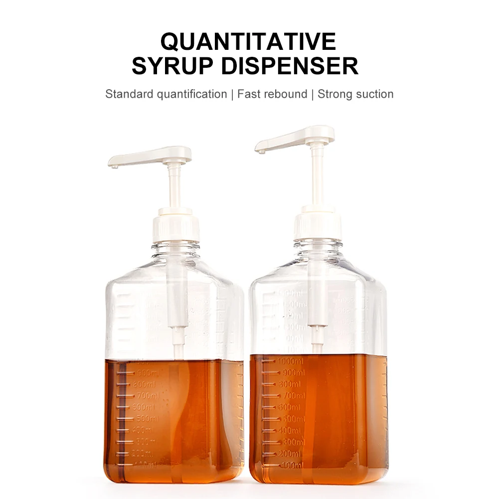 1600ML Large Capacity Liquid Dispenser Bottle Multipurpose Coffee Syrup Pump Bottle With Scale Liquid Dispenser Bottle For Bar
1600ML Large Capacity Liquid Dispenser Bottle Multipurpose Coffee Syrup Pump Bottle With Scale Liquid Dispenser Bottle For Bar