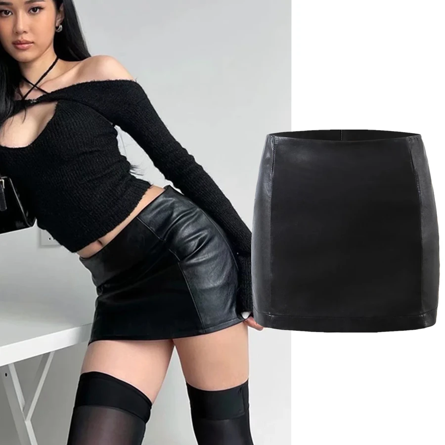 Maxdutti Ins Blogger High Street Leather Skirt Women Fashion Faldas 2022 Vintage Culotte Sexy PU Mini Skirts Womens
Maxdutti Ins Blogger High Street Leather Skirt Women Fashion Faldas 2022 Vintage Culotte Sexy PU Mini Skirts Womens