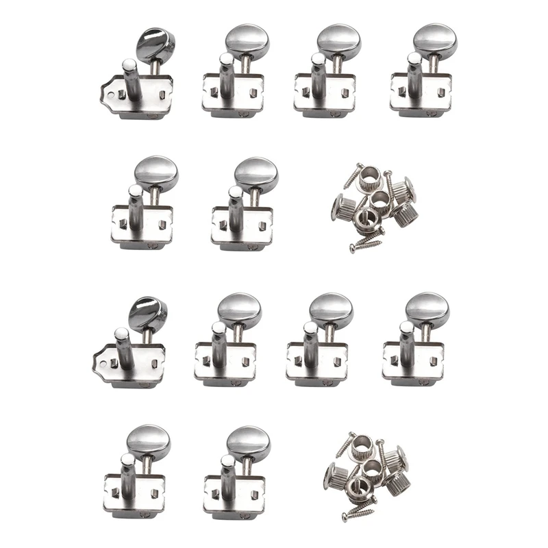 2X Guitar Machine Heads Tuners Chrome Locking String Tuning Key Pegs Tuners Set Replacement For Lp, Sg
2X Guitar Machine Heads Tuners Chrome Locking String Tuning Key Pegs Tuners Set Replacement For Lp, Sg