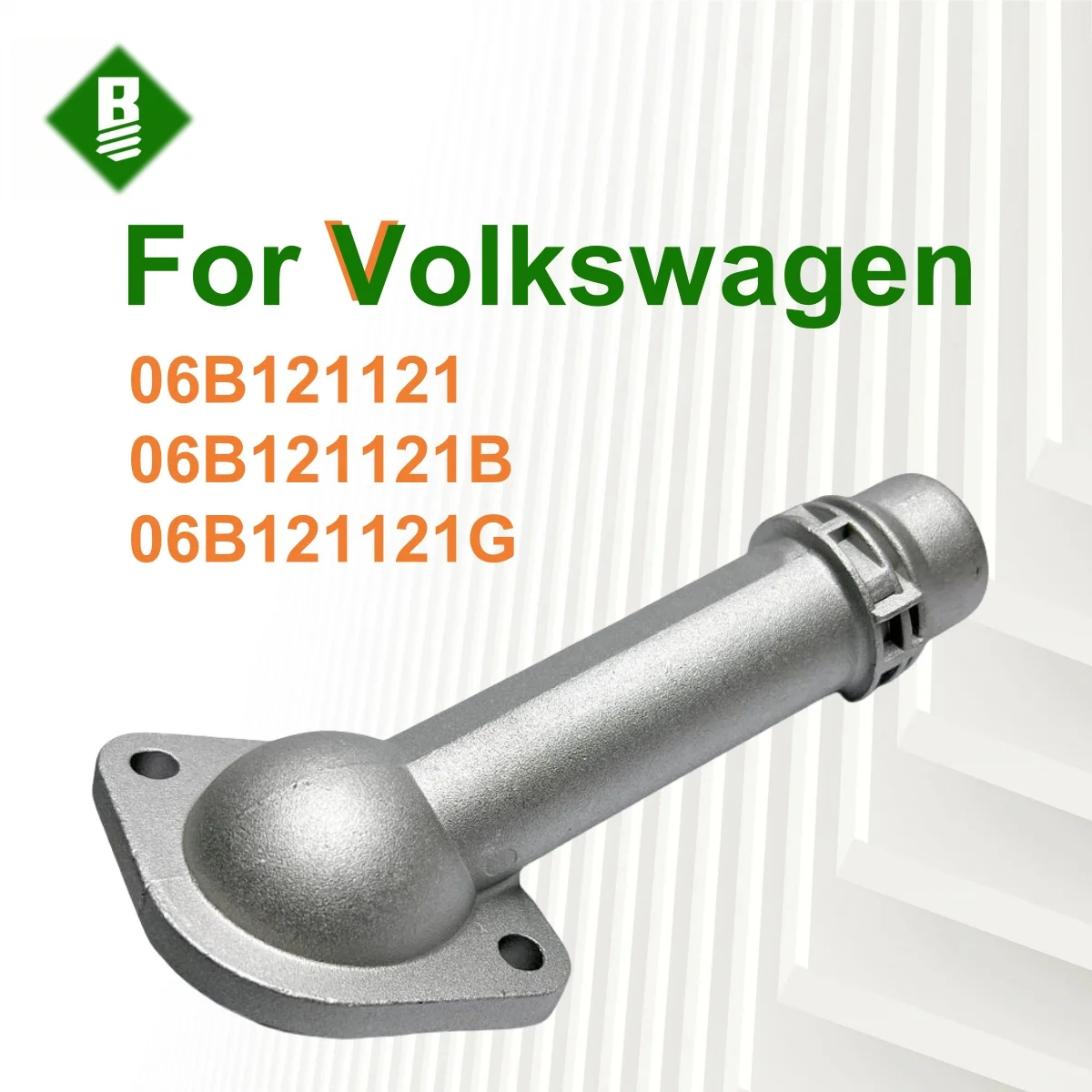 06B121121B 06B121121 for Volkswagen Passat B5 1999-2005 A4 A6 Thermostat Housing Hose Cover 06B 121 121 G 
06B121121B 06B121121 for Volkswagen Passat B5 1999-2005 A4 A6 Thermostat Housing Hose Cover 06B 121 121 G