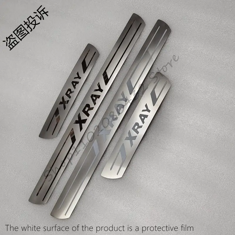 Накладки на пороги автомобиля XRAY 2015-2018, накладки на пороги двери из нержавеющей стали, накладки на пороги для LADA XRAY 2015-2019
Накладки на пороги автомобиля XRAY 2015-2018, накладки на пороги двери из нержавеющей стали, накладки на пороги для LADA XRAY 2015-2019