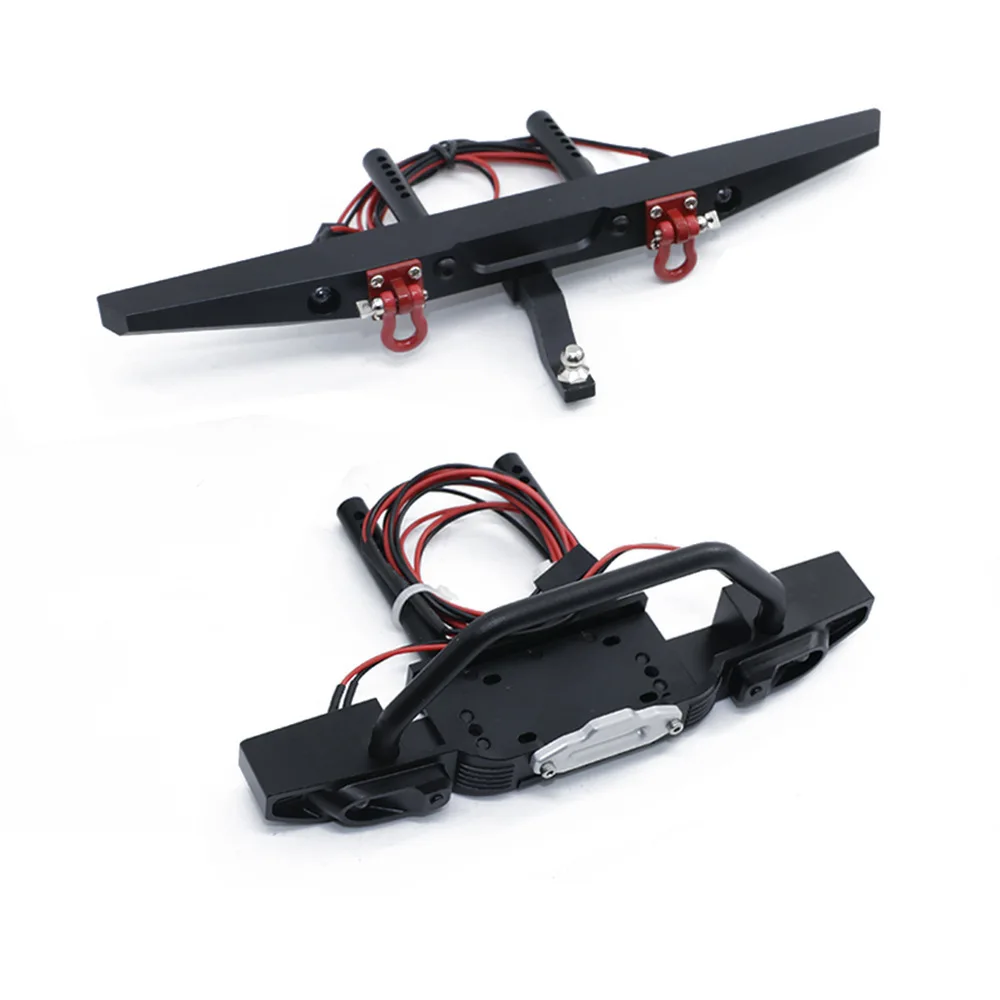 Металлический передний и задний бампер со светодиодными лампами для радиоуправляемых моделей 1/10 1:10 Axial SCX10 90046 90047 TRX TRX4, детали для обновлени...
Металлический передний и задний бампер со светодиодными лампами для радиоуправляемых моделей 1/10 1:10 Axial SCX10 90046 90047 TRX TRX4, детали для обновлени...