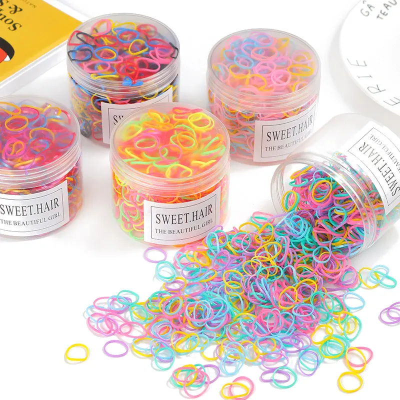 500pcs/Box Girls Disposable Hair Bands Elastic Rubber Scrunchies Kids Ponytail Holder Colorful Children Hair Bands Ties
500pcs/Box Girls Disposable Hair Bands Elastic Rubber Scrunchies Kids Ponytail Holder Colorful Children Hair Bands Ties