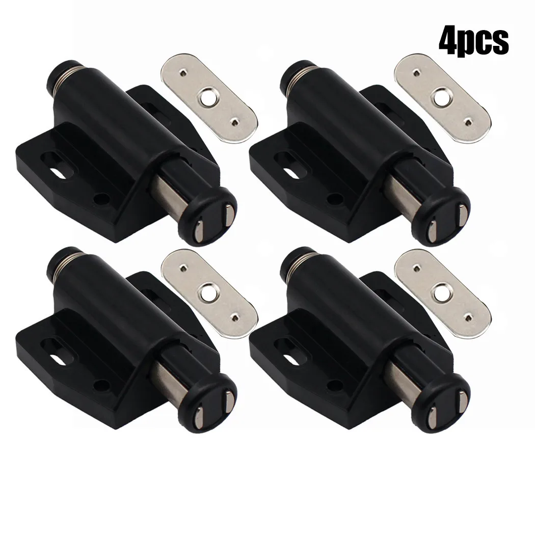 Single Magnetic Latch 4Pcs Bathroom Black/beige Cabinet Doors Cupboard Doors For Wardrobes Plastic+iron Pressure
Single Magnetic Latch 4Pcs Bathroom Black/beige Cabinet Doors Cupboard Doors For Wardrobes Plastic+iron Pressure