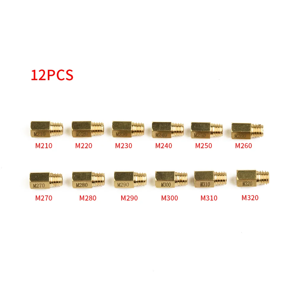 12pcs/Set Carburetor Main Jets For Mikuni VM TM TMX Carburetor #210 220 230 240 250 260 270 280 290 300 310 320
12pcs/Set Carburetor Main Jets For Mikuni VM TM TMX Carburetor #210 220 230 240 250 260 270 280 290 300 310 320
