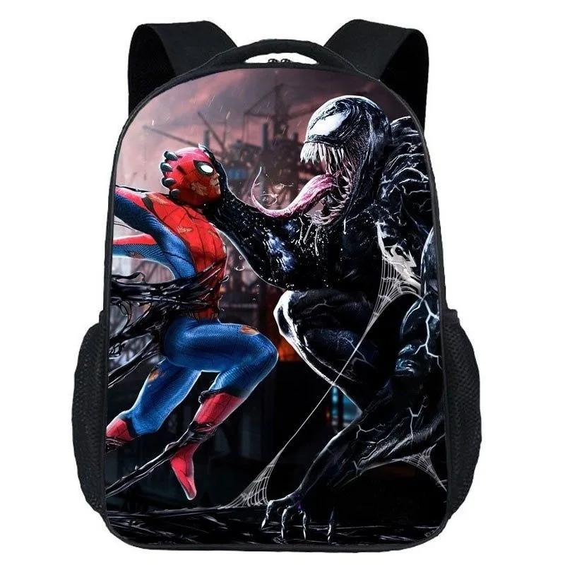 

Школьный портфель с героями мультфильмов Marvel, Веном Человека-паука, креативный милый детский рюкзак для начальной школы 1-4 классов для детского сада