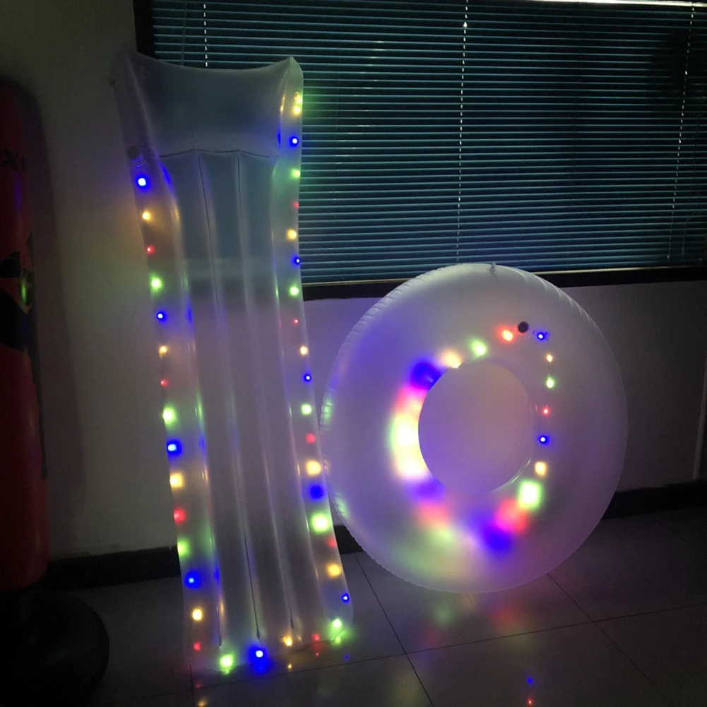 Swimming Pool Floating Mattress Summer Fun Toy LED Flashing Swimming Pool Ring Summer Beach Party Playing Toys
Swimming Pool Floating Mattress Summer Fun Toy LED Flashing Swimming Pool Ring Summer Beach Party Playing Toys