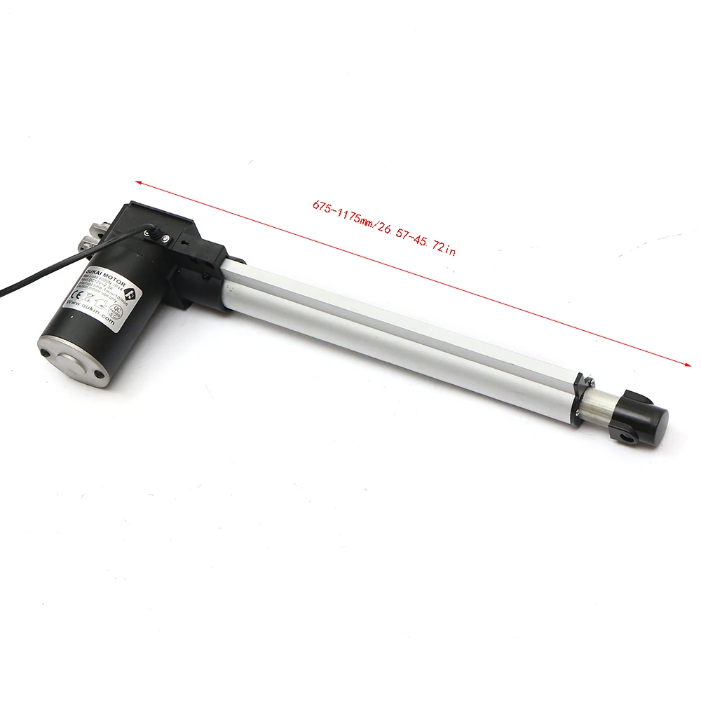 12V Volt DC Motor 48db 500mm Stroke Linear Actuator 6000N/1320lbs Pound Max Lift
12V Volt DC Motor 48db 500mm Stroke Linear Actuator 6000N/1320lbs Pound Max Lift