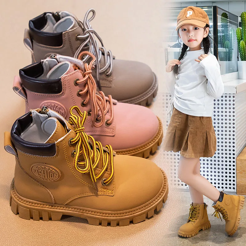 Kids British Style Boots New Spring Autumn Children's Soft Non-slip Rubber Outsole Letter Ankle Boots Boys Girls Fashion Shoes
Kids British Style Boots New Spring Autumn Children's Soft Non-slip Rubber Outsole Letter Ankle Boots Boys Girls Fashion Shoes