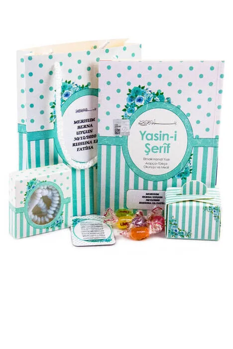 IQRAH 10 PCS-İsme Private Labeled Yasin Set-Bag Size-64 Page-Tesbihli-Magnetli-sugary-Carton Bag-Green
IQRAH 10 PCS-İsme Private Labeled Yasin Set-Bag Size-64 Page-Tesbihli-Magnetli-sugary-Carton Bag-Green
