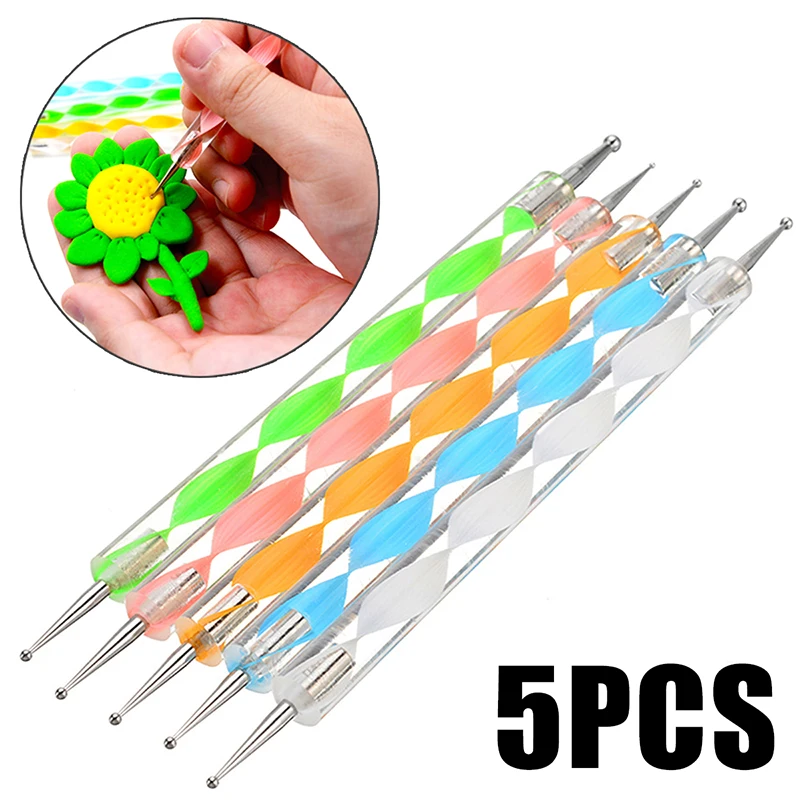 5pcs Professional Dotting Pens Nail Art Tip Painting Drawing Design Line Manicure Tools For Natural/False Nail DIY Decoration
5pcs Professional Dotting Pens Nail Art Tip Painting Drawing Design Line Manicure Tools For Natural/False Nail DIY Decoration