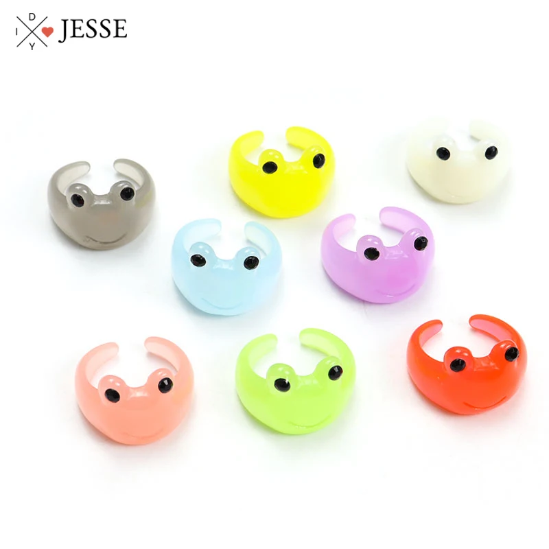 Cute Colorful Frog Resin Ring Kawaii Cartoon Animals Open Ring For Woman Men Childrens Friends Party Lovely Jewellry Funny Gifts
Cute Colorful Frog Resin Ring Kawaii Cartoon Animals Open Ring For Woman Men Childrens Friends Party Lovely Jewellry Funny Gifts
