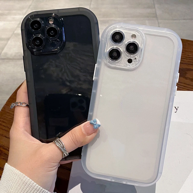 Silicone Bumper Clear Phone Case For iPhone 13 12 11 14 Pro Max XR X XS 7 8 Plus Camera Protection Transparent Cover
Silicone Bumper Clear Phone Case For iPhone 13 12 11 14 Pro Max XR X XS 7 8 Plus Camera Protection Transparent Cover