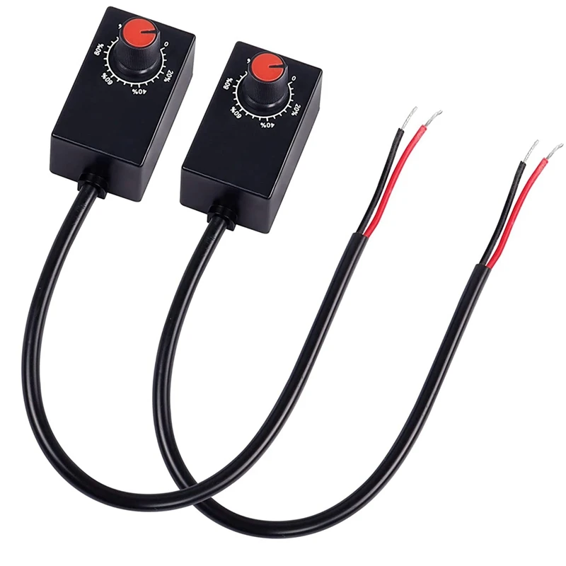 2 Pack Dimmer Switches ABS Controller DC 0-10V For 0-10V Or 1-10V Dimmable Interior Lighting Spotlight Grow Lamp LED Driver
2 Pack Dimmer Switches ABS Controller DC 0-10V For 0-10V Or 1-10V Dimmable Interior Lighting Spotlight Grow Lamp LED Driver