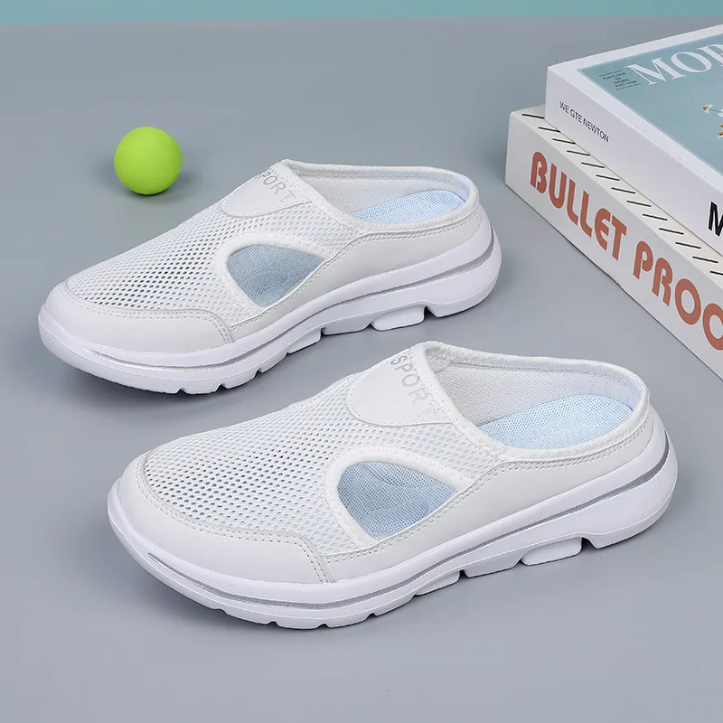 2023 Men Casual Mules Mesh Breathable Flat Slippers Summer Couple Shoes Large Size Loafers Fashion Shoes Men Street Slippers
2023 Men Casual Mules Mesh Breathable Flat Slippers Summer Couple Shoes Large Size Loafers Fashion Shoes Men Street Slippers