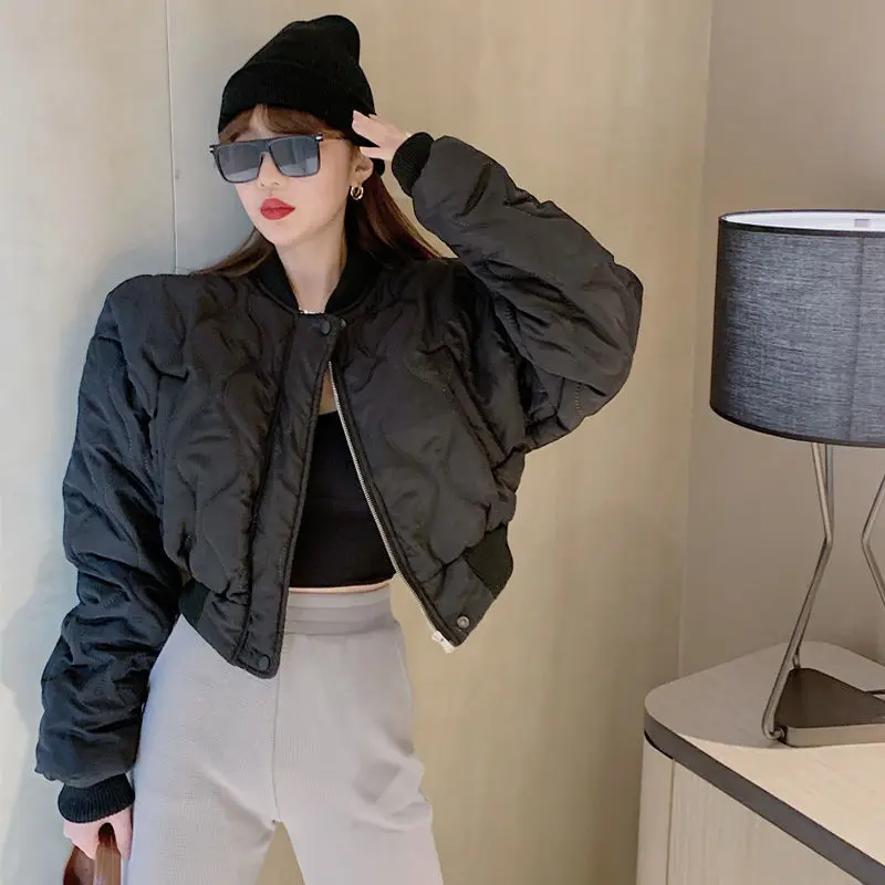 2023 Spring Autumn Student Clothing New Women Loose Cotton Jacket Short Coat Thick Uniform Baseball Female
2023 Spring Autumn Student Clothing New Women Loose Cotton Jacket Short Coat Thick Uniform Baseball Female