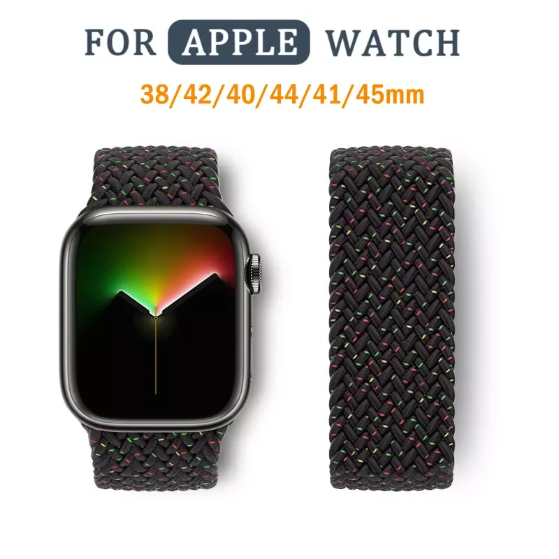 38mm 42mm 40mm 44mm 41mm 45mm Nylon Braided Solo Loop for Apple Watch Band 1:1 Elastic Watch Strap for IWatch Series 7 6 5 4 SE
38mm 42mm 40mm 44mm 41mm 45mm Nylon Braided Solo Loop for Apple Watch Band 1:1 Elastic Watch Strap for IWatch Series 7 6 5 4 SE