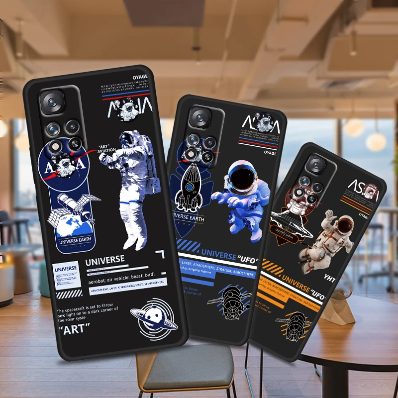 Star Astronaut Cute for Xiaomi Redmi Note 11 10 11T 10S 9 9S 8 7 5G 4G Soft Black Phone Case Fundas Coque Capa Cover
Star Astronaut Cute for Xiaomi Redmi Note 11 10 11T 10S 9 9S 8 7 5G 4G Soft Black Phone Case Fundas Coque Capa Cover