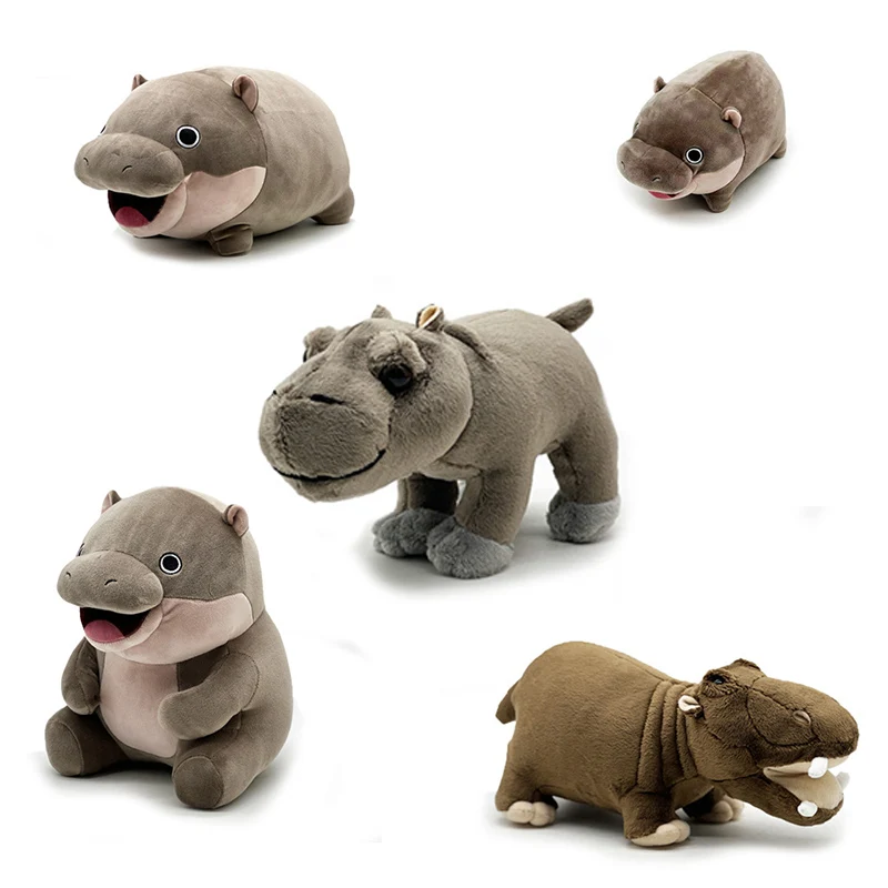 Плюшевые Moo Deng плюшевые подушки Pygmy Hippo игрушки Moss модные декоративные для